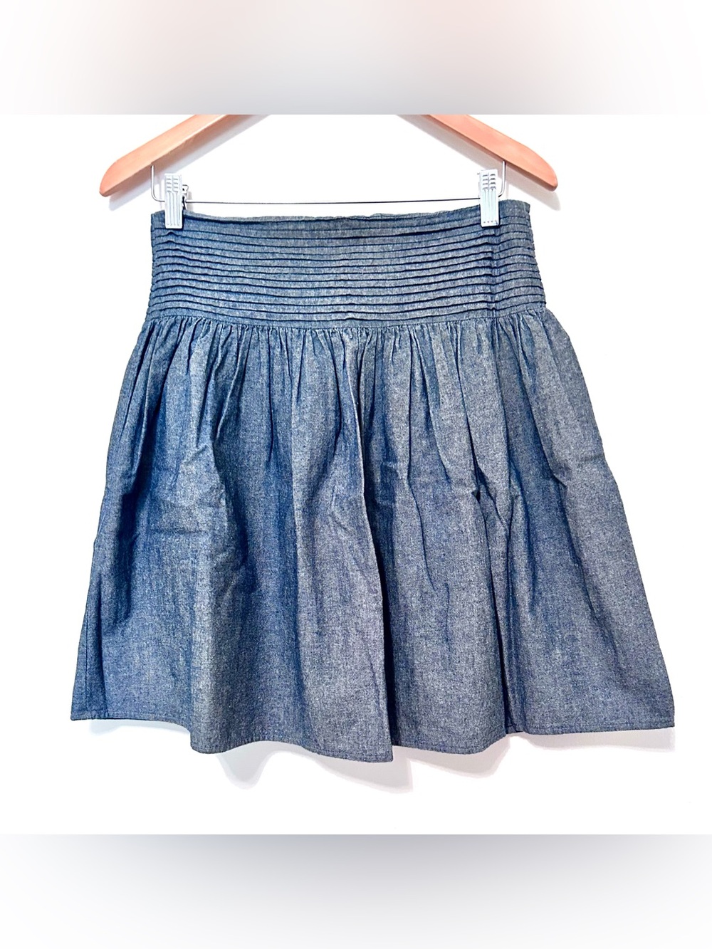 Dolan By Anthropologie High waisted Blue Jean Full Skirt Size 6